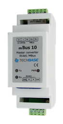[mBus 10-RS485] mBus 10 transparent converter from RS485 to MBus interface